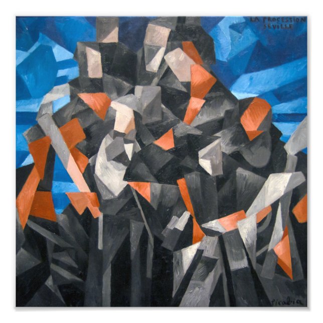 Die Prozession, Sevilla | Francis Picabia | Fotodruck (Vorne)