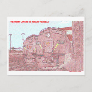 Die PRR lebt im Juniata-Terminal weiter Postkarte