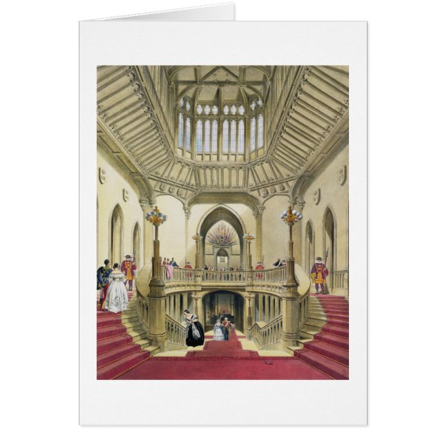 Die Prunktreppe, Windsor Schloss, von 'einem Histo (Vorne)