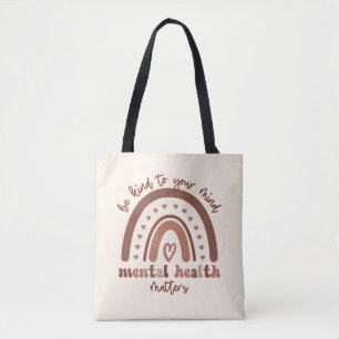 Die psychische Gesundheit von Boho Rainbow steht I Tasche