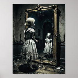 Die Puppe im Horror spiegelt die Atmosphäre Poster