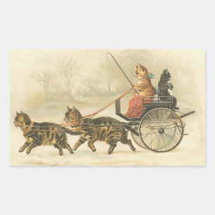 Die PUrfect Coach-Postkarte Rechteckiger Aufkleber