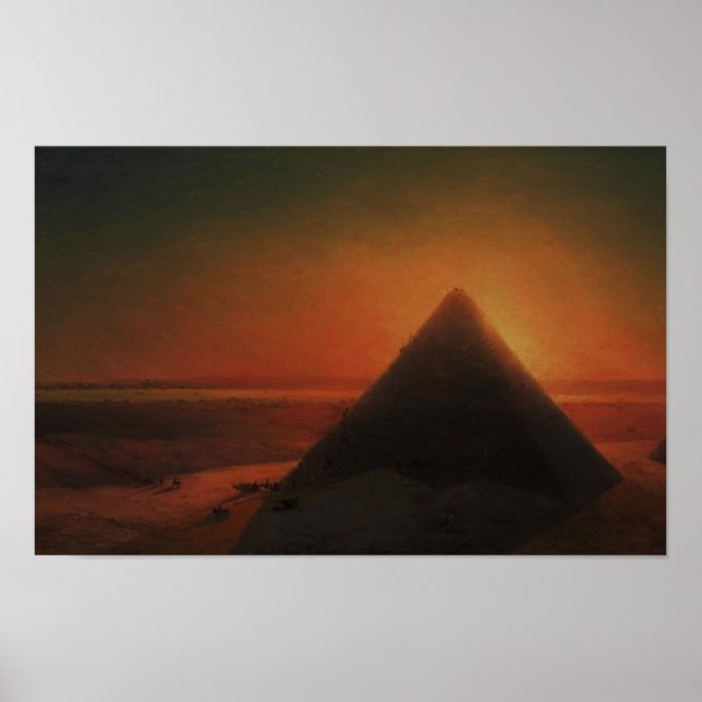 Die Pyramide von Gizeh Poster (Vorne)