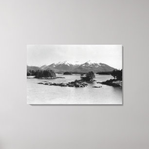 Die Pyramiden bei Sitka, Alaska-Fotografie Leinwanddruck