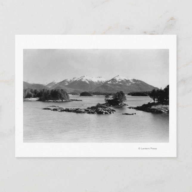 Die Pyramiden in Sitka, Alaska-Fotografie Postkarte (Vorderseite)