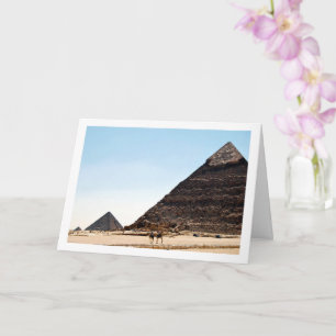 Die Pyramiden von Giza, Kairo, Ägypten Karte