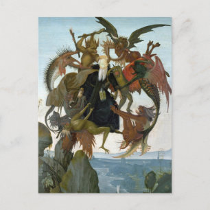 Die Qual des Heiligen Antonius Postkarte