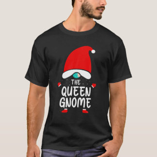 Die Queen Gnome Niedlich Funny Christmas Pajama Ma T-Shirt