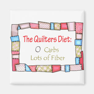 Die Quilters Diät Magnet