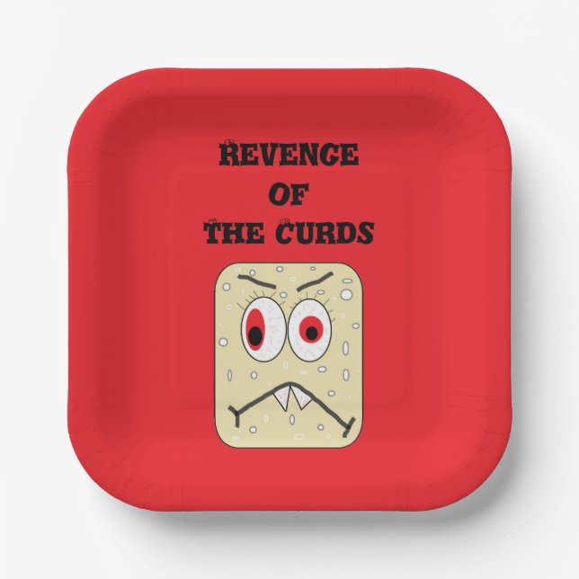 Die Rache der Regeln Pappteller (Vorderseite)