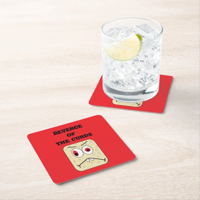 Die Rache der Regeln Rechteckiger Pappuntersetzer (Vor Ort)