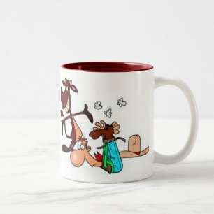 Die Rache eines Ochsen Zweifarbige Tasse