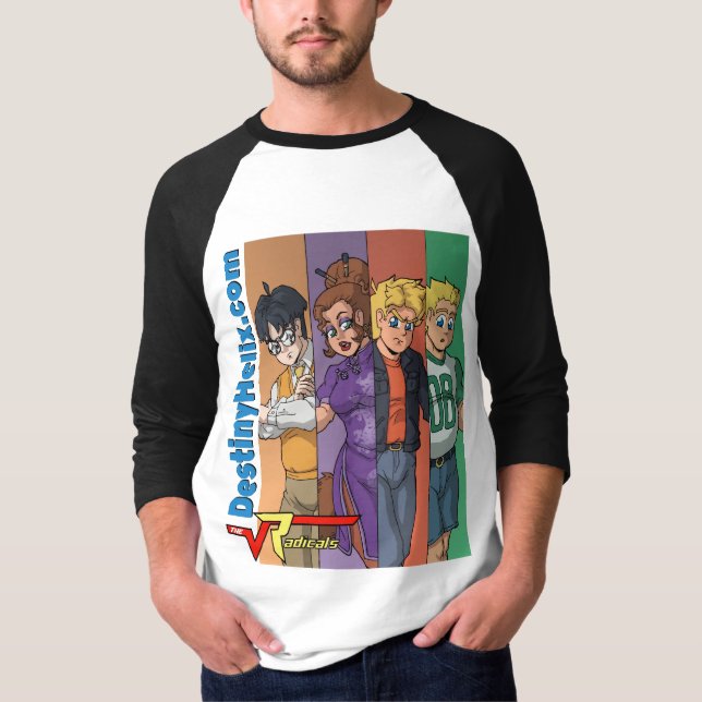 Die Radikale - Hauptleitung geworfener T-Shirt (Vorderseite)