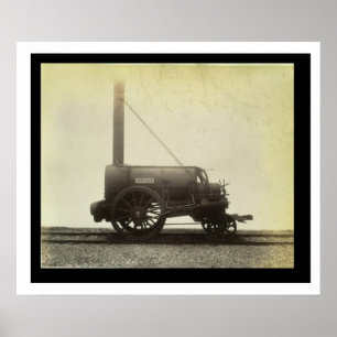 Die "Rakete" von George Stephenson (1781-1 Poster