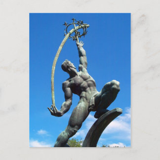 Die Raketentrower-Postkarte Postkarte