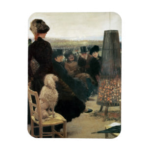 Die Rassen von Auteuil, Teil eines Triptychons (Öl Magnet