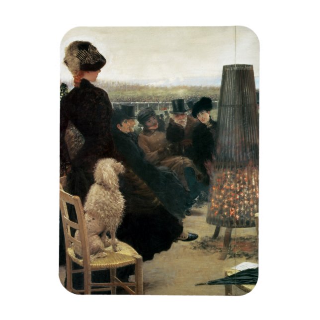 Die Rassen von Auteuil, Teil eines Triptychons (Öl Magnet (Vertikal)