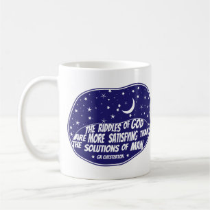 Die Rätsel des Gottes - GK Chesterton Kaffee-Tass Kaffeetasse