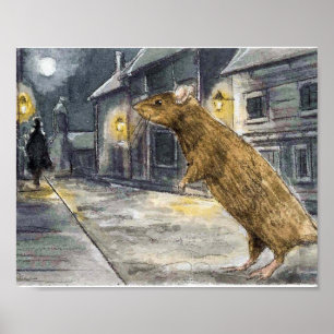 Die Ratte von Whitechapel Poster