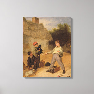 Die Ratten-Falle (Öl auf Tafel) Leinwanddruck