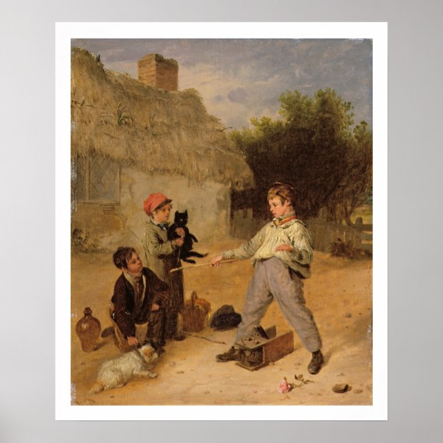 Die Ratten-Falle (Öl auf Tafel) Poster (Vorne)
