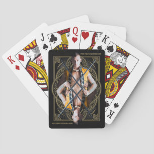 Die Raum-Cowboy-klassischen Spielkarten