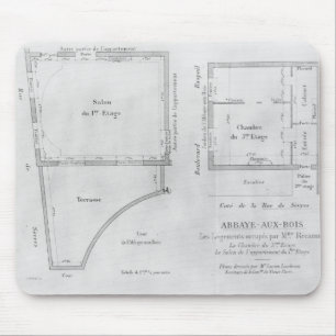Die Räume von Madame Recamier Mousepad
