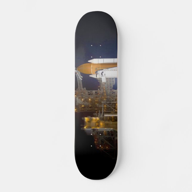 Die Raumfährenentdeckung beim Launch Pad 39A Skateboard (Vorderseite)