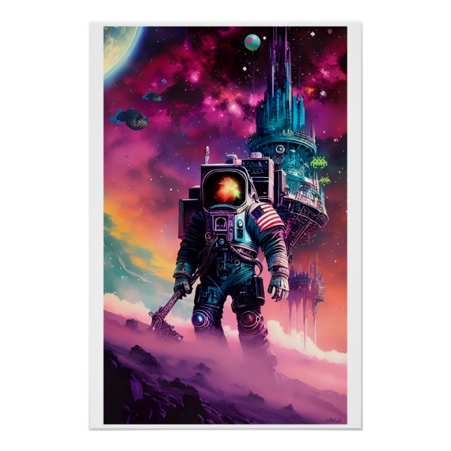 Die Raumfahrer Poster (Vorderseite)
