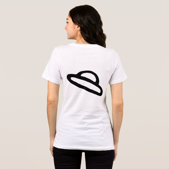 Die räumliche Kreativität vor der Tür Tri-Blend Shirt (Rückseite voll)