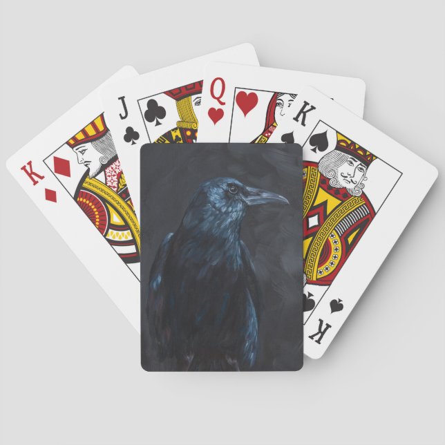 Die Raven spielen Karten Spielkarten (Rückseite)