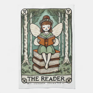 Die Reader-Tarot-Karte Geschirrtuch