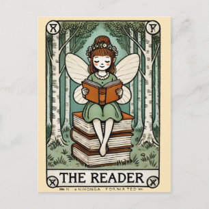 Die Reader-Tarot-Karte Postkarte
