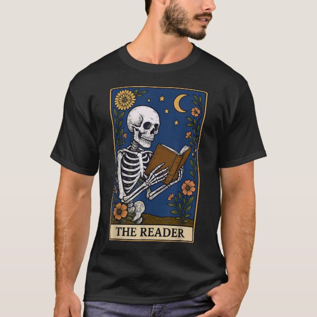 Die Reader-Tarot-Karte T-Shirt (Vorderseite)
