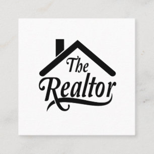Die Real Rstate Agent Business Card Quadratische Visitenkarte