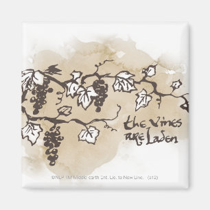 Die Reben sind beladen Magnet