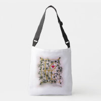Die Reben von Liebe Crossbody Tasche (Medium)
