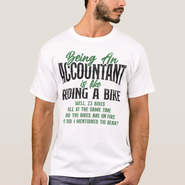 Die Rechnungslegung eines Rechnungsführers ist wie T-Shirt (Vorderseite)
