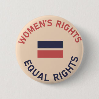 Die Recht-gleiches Recht-Button der feministischen Button