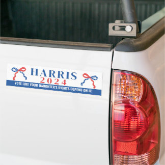 Die Rechte Ihrer Tochter hängen von ihr ab Harris  Autoaufkleber
