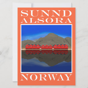 Die Red Boat Houses Sunndalsøra Norwegen Einladung