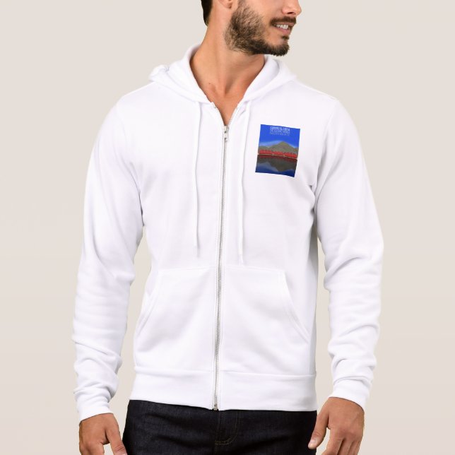 Die Red Boat Houses Sunndalsøra Norwegen Hoodie (Vorderseite)