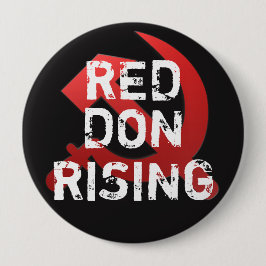 Die "Red Don Rising" mit der russischen Sichel Button