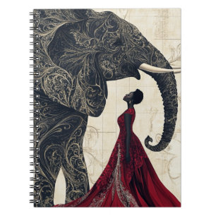 Die Red Elephant Edition3 Notizblock