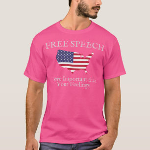 Die Redefreiheit ist wichtiger erster Zusatz T-Shirt