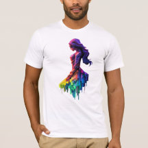 Die reflektierende Lady