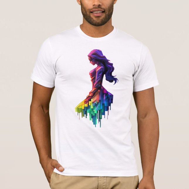 Die reflektierende Lady T-Shirt (Vorderseite)