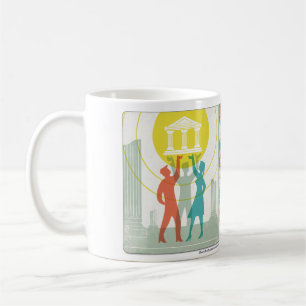 Die Reformer-Urform-klassische weißer Kaffee-Tass Kaffeetasse