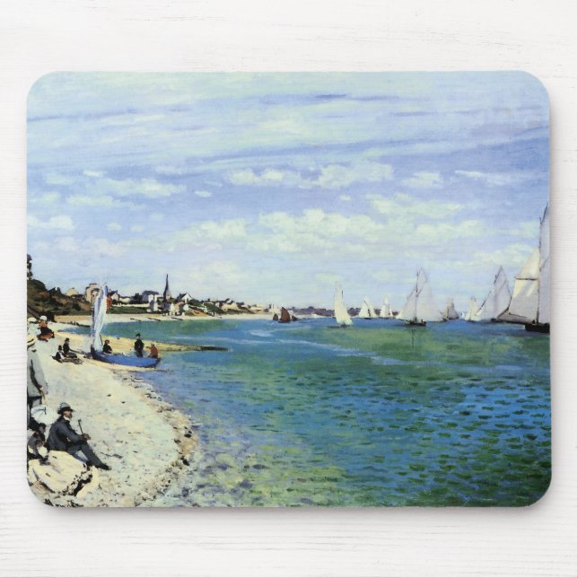 Die Regatta in Saint-Adresse Mousepad (Vorne)