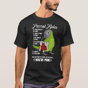 Die Regeln des Papageienhauses sind mein Duskyköpf T-Shirt